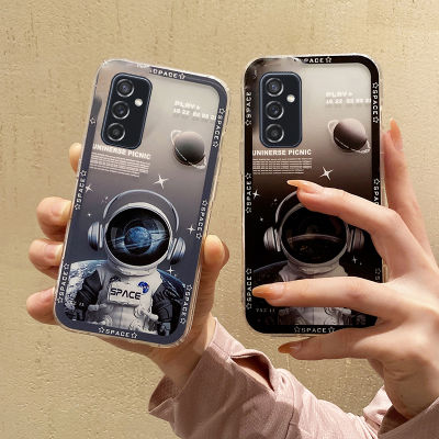 เคสโทรศัพท์ใหม่สำหรับ Samsung Galaxy M14ปกหลังนักบินอวกาศซิลิโคนนิ่มและโปร่งใสสำหรับ Samsung M14ฝาครอบโทรศัพท์