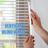 ♠ 8pcs Plastic Blind Wands Vertical Blinds Replacement Rods 17 Inches Blind Rods Venetian Blind Rod Curtain Accessories with Hook