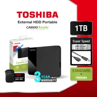 Toshiba External (1TB) USB 3.2 รุ่น (Canvio Ready B3) ฮาร์ดดิสก์แบบพกพา Harddrive HDD