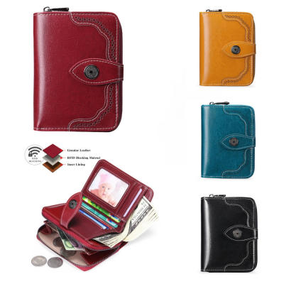 Womens Vintage Money Clip Wallet Vintage Leather Clutch For Womens Essentials Womens Leather Coin Purse Wallet Vintage Small Coin Purse For Women Mini Bag Handbag For Womens Essentials