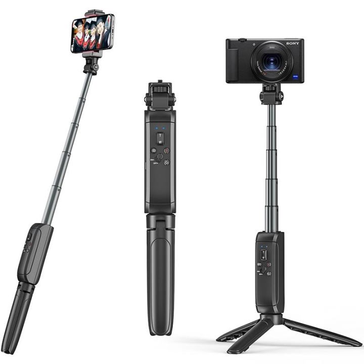 ulanzi-เซลฟี่่บลูทูธไร้สายแบบ-mt-40สำหรับ-iphone-12-pro-max-12-mini-gopro-กล้องพร้อมรีโมทคอนโทรลขาตั้งกล้องเล็กๆพับได้