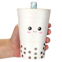 （A Decent） Jumbo Milk Cup SquishySlowCream ScentedSoft SqueezeStress Relief FunnyGift For Children