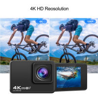 Anti-Shake Action Camera EIS Ultra Mini Camera 4K 60fps WiFi 2.0 "; 170D ใต้น้ำกันน้ำ Cam Helmet Vedio GoPro Sport มา