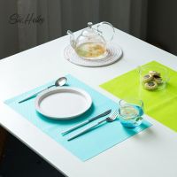 【CW】 1pc Thick waterproof silicone placemat baking insulation pad desk mat student children non-slip anti-slip