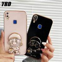 เคสโทรศัพท์ซูเปอร์มาริโอลายการ์ตูนพับเป็นขาตั้ง YBD เข้ากันได้กับ Vivo Y95 Y91 Y91i 1807 1816 1817 1811เคสฝาหลัง TPU แบบนิ่ม