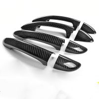 For Volkswagen Passat CC B6 B7 3C B7.5 7.5 Sedan Varian Chrome Carbon Fiber Car Door Handle Cover Trim Car Styling  Accessories