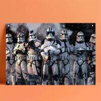 Ready Stock Star Wars9527 Poster Tin Painting Tin Sign Metal Sign Wall Decoration -n145 Size: 20cm X 30cm（Contact the seller, free customization）