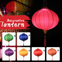 Chinese Floral Silk Lanterns 1214 Inch Japan Vietnam Mid-autumn Traditional Lantern For New Year Wedding Party Spring Decor