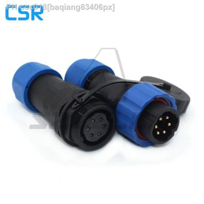 SD20 Type 6 Pin Waterproof Connector IP67 Aviation Industrial Equipment Power Wire Connector Male And Female Plug Socket