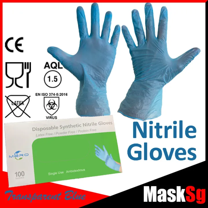 nitrile gloves for food prep