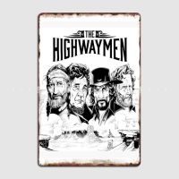 The Highwaymen 2020 Inewstv โปสเตอร์โลหะแผ่นสำหรับผู้ชายผับคลับบาร์ออกแบบโปสเตอร์ป้ายดีบุกแผ่นโลหะประดับผนัง