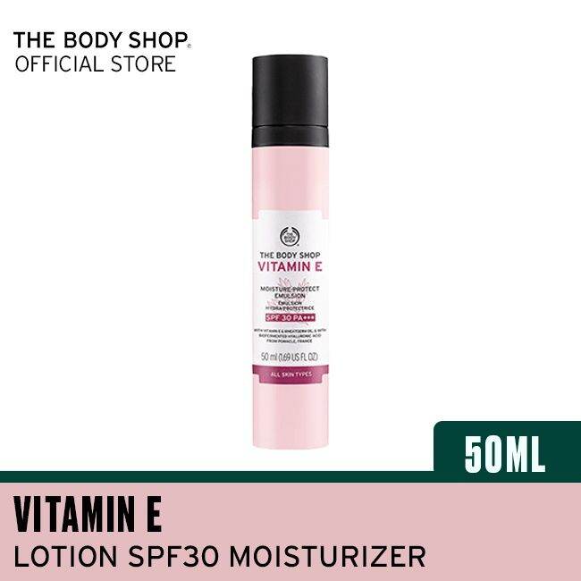 The Body Shop Vitamin E Day Lotion Spf30 50ml Lazada Indonesia