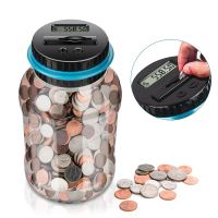 Digital Piggy Bank Toys - Counting Coin Bank For Boys Kids - Money Saving Jar - Perfect Toys Gift For Kids - Fits All US Coins
