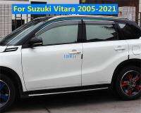 ตัวเบี่ยงสำหรับติดหน้าต่างที่กันสภาพอากาศควันสำหรับ Suzuki Vitara 2005-2021แต่งรถ4ชิ้นบังหน้ากันแดดกันน้ำฝนลมอุปกรณ์เสริม