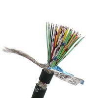 Flexible IO Control Cable 50 core 0.08mm² 28AWG Shielded Wire with Tinned Pure Oxygen Free Copper 1m