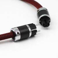 Hi-End Zuiver Koper Amerikaanse Netsnoer Kabel Hifi Netsnoer Met Carbon Fiber Us Plug