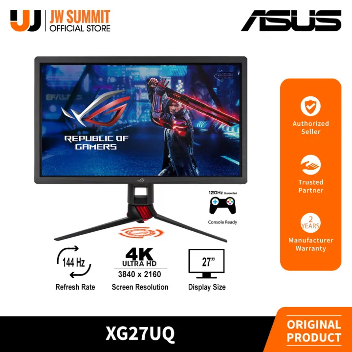 Asus Rog Strix Xg27uq 27 4k 3840 X 2160 144hz Dsc Adaptive Sync