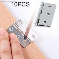 ☸✒ 10Pcs Stainless Steel Door Hinges 2 Inch Cabinet Hinge Connector Door Window Flat Hinges Bookcase Drawer Furniture Hardware