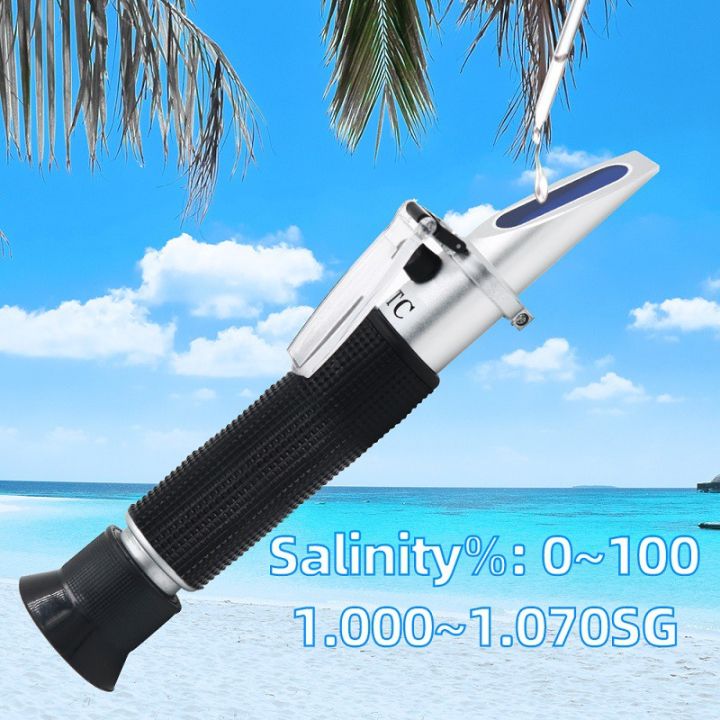 Salinity Refraktometer Alat Ukur Kadar Garam Refractometer Untuk