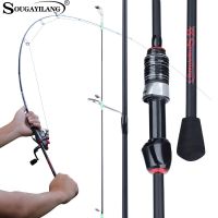 Sougayilang Fishing Rods 2.1m UltraLight Carbon Casting Rod and Pike Spinning Drag 5kg with EVA Handle Pole Pesca