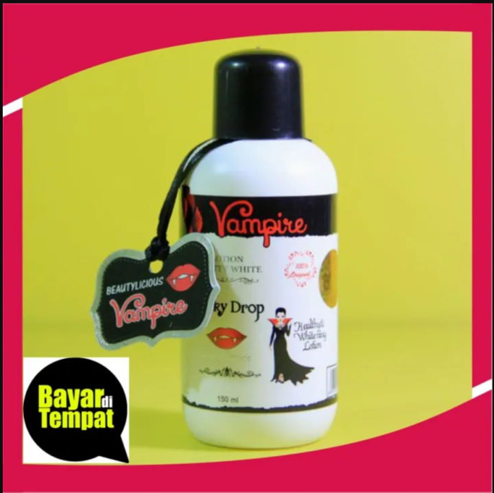 Lotion Vampire Milky Drop Whitening Beauty White Original 500 Ml Hand