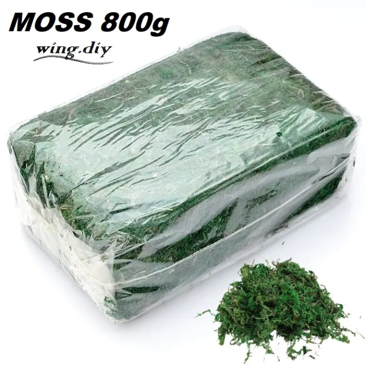 800G ARTIFICIAL MOSS FOR PLANTERS FLOWER GARDEN LAWN CRAFTS WEDDING  DECORATION / FAKE MOSS FOR POTTED PLANTS FOREST