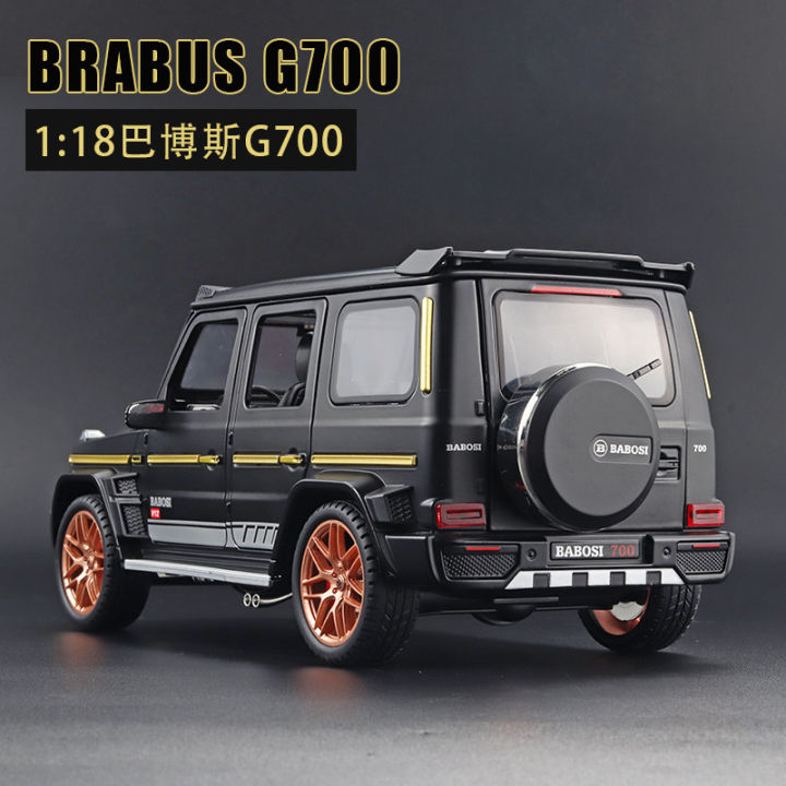 1-18-brabus-g700อัลลอยรุ่นประตูรถสามารถเปิดได้ไฟภายในฮอร์นสามารถกด-diecast-ยานพาหนะ