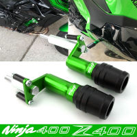 ป้องกันแผ่นกันกระแทกสำหรับรถจักรยานยนต์คาวาซากิ Z400 Z 400 NINJA400 2018 2019 2020 2021 2022 2023 CNC ล้มการ์ดแฟริ่งเลื่อนกรอบป้องกัน