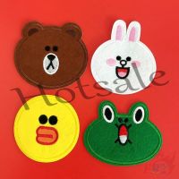 【hot sale】 ✘✢ B15 ☸ Cartoon：LINE TOWN S-2 Patch ☸ 1Pc Diy Sew On Iron On Clothes Badges Patches