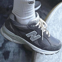 Sports Shoes New_ Balance NB Meisan 990V3 Series Retro Casual Running Shoes KT3 Wolf Grey Mens and Womens Sports Shoesรองเท้าผ้าใบ ผช