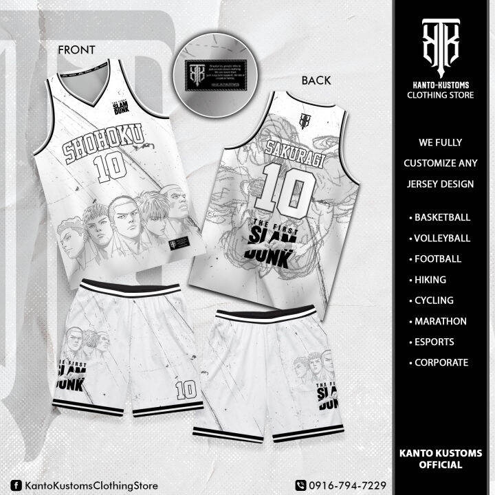 Basketball Jersey Customized Sportswear "The First Slam Dunk" Newest