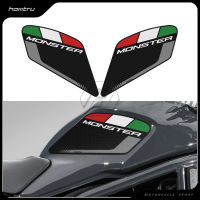 Motorcycle anti-slip side tank pad protection knee grip mat for Ducati Monster 797 821 1200 2017-2019