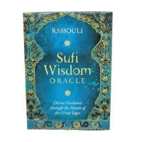 Sufi บัตรภูมิปัญญาการทำนายโชคชะตาเล่นเกมไพ่ทาโรต์44แผ่นสำรับไพ่ทาโรต์เกมกระดานเพื่อความบันเทิงปาร์ตี้ของครอบครัว