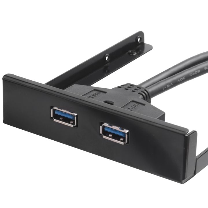 usb-3-0-front-panel-hub-2-port-expansion-bay-20-pin-to-usb3-0-bracket-cable-for-computer-pc