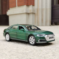 ใหม่1:32 Audi A8โมเดลรถจำลองรถของเล่นหล่อจากเหล็กเสียงและแสงงานอดิเรกสำหรับการเก็บสะสมของขวัญวันเกิดของเด็ก