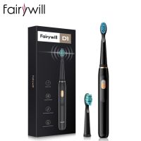 Fairywill แปรงสีฟันไฟฟ้าพลังคลื่นเสียง551แปรงจับเวลา D1 4โหมด USB Reable แปรงฟันสำหรับ