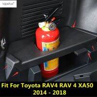 อุปกรณ์เสริมเหมาะสำหรับโตโยต้า RAV4 RAV 4 2014-2018รถเครื่องดับเพลิงที่วางแก้วกรณีปั้นปกชุดตัดพลาสติกภายใน