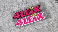 motosport 41 Aleix Espargaro stickers 41LIX rider reflective vinyl motobike sticker motorcycle helmet sticker racing superbike