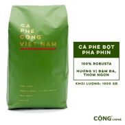 Cà Phê Bột Rang Xay Robusta Cộng Cà Phê 1Kg