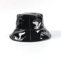 Topi Bucket ฝนกันน้ำยูนิเซ็กซ์แฟชั่นถังเติมกว้างหมวกกันฝน Topi Bucket