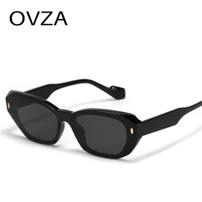 OVZA แว่นตากันแดดแบบคลาสสิกแฟชั่นสำหรับผู้ชาย,แว่นตาแนวพังก์2023ผู้หญิง S2025ป้องกันรังสียูวี UV400ฤดูร้อน