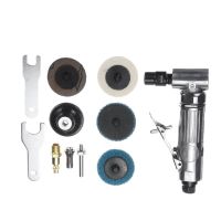 AG-315BS Mini Portable 90-degree Pneumatic Grinding Machine Polisher Disc Tools Set