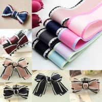 【hot】！ New (1 meters/lot) 1 (25mm) jump  line Grosgrain satin Crafts Hair Bow Sewing Accessories