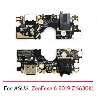 ต้นฉบับสําหรับ ASUS ZenFone 6 2019 ZS630KL USB Charging Board Dock Port Flex Cable Repair Parts