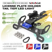 MT07 License Plate Holder For YAMAHA MT-07 FZ-07 2014-2023 YZF R7 2021 Motorcycle Tail Tidy Rear Fender Eliminator LED Light