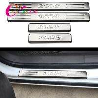 【YF】 Stainless Steel Car Door Sill Scuff Plate for Peugeot 2008 2014 2015 2016 2017 2018 2019 Welcome Pedal Styling Accessories