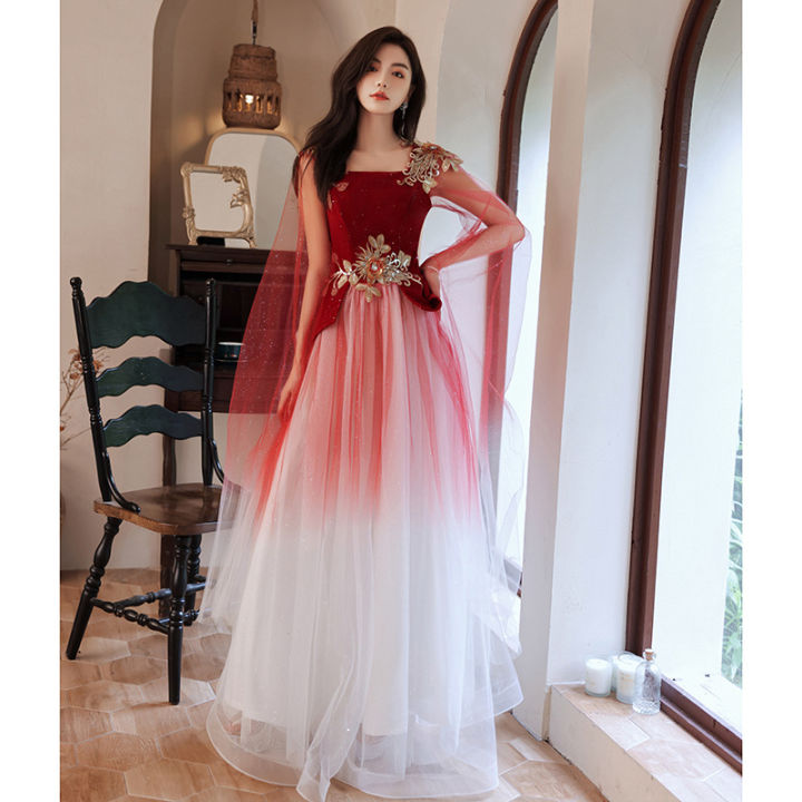 EAGLELY Bride's 2023 New Red Plus Size Formal Ball Gown For Debut 18 ...