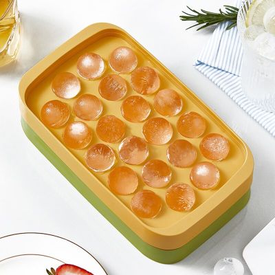 Ball Ice Tray Mold Ice Storage Spherical Ice Tray Ice Cube Mold Household Large-capacity Ice-making Container Ice Storage Box Ice Maker Ice Cream Moul