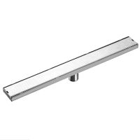 Linear Drain Invisible Stainless Steel Channel Drain Deodorization Type Gate Cover For Shower Bathroom Floor Accessories 50cm Traps Drains