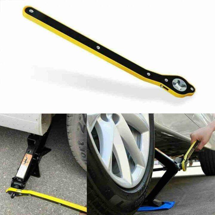 auto-repair-jack-cross-wrench-labor-saving-jack-ratchet-wrench-scissor-jack-garage-tire-wheel-wrench-handle-car-repair-tools